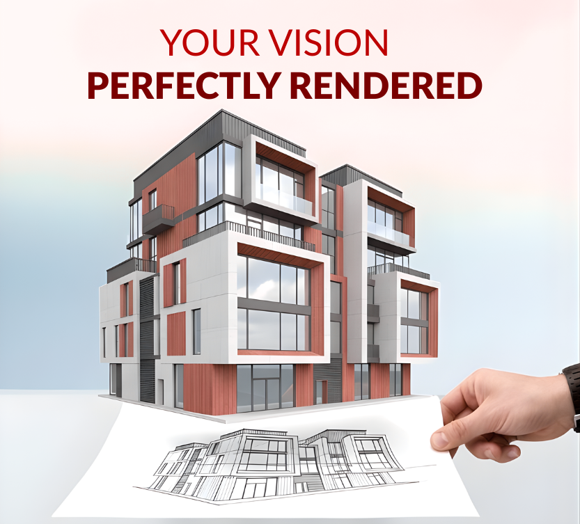 Construction workspace with tools and blueprints